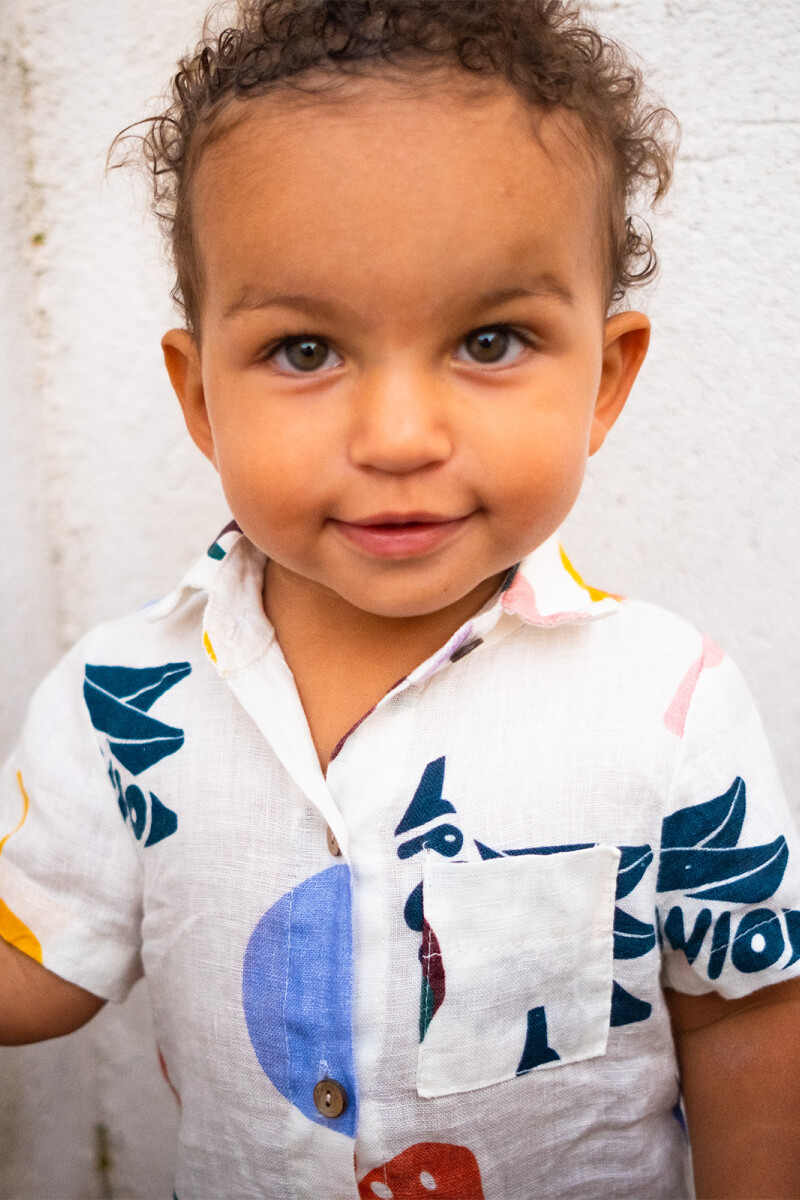 BABY LINEN SHIRTSUIT Fruit Salad