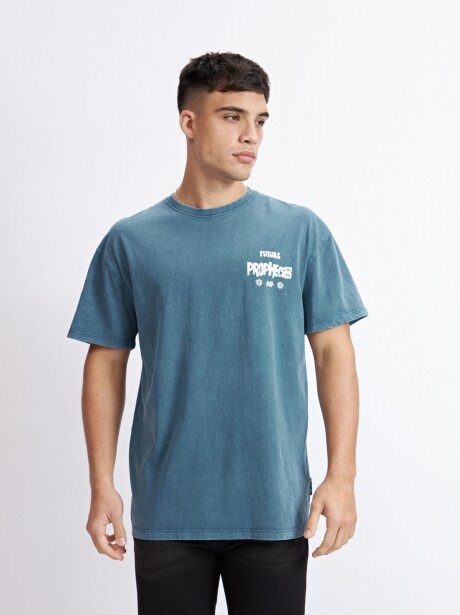 REMERA YINYANG AZUL
