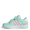 Championes de Niños Adidas Break Start Blanco - Menta