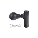 MINI MASAJEADOR MARTILLO CON USB NEGRO