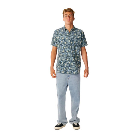 Camisa Rip Curl Vaporcool Sessions Aerotech Azul