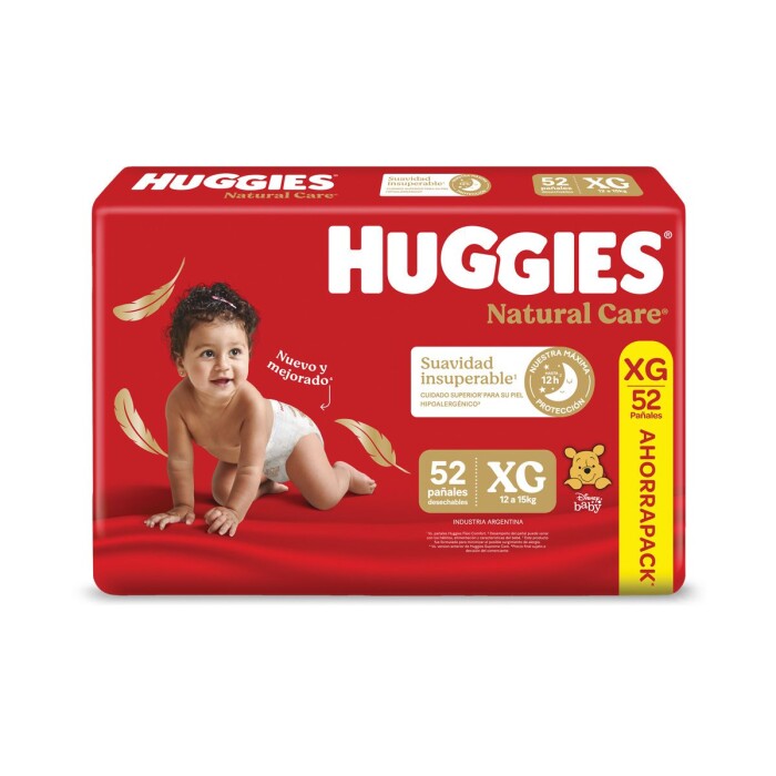 HUGGIES NAT CARE XGDE SUPREME UNISEX NF única