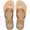 Sandalias Havaianas Elegance Print Grafito Dorado