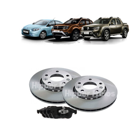 DISCOS DE FRENO COMBO KIT DISCOS Y PASTILLAS RENAULT DUSTER FLUENCE 2.0 DISCOS DE FRENO COMBO KIT DISCOS Y PASTILLAS RENAULT DUSTER FLUENCE 2.0