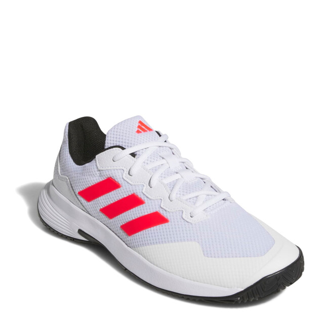 Championes de Hombre Adidas Gamecourt 2.0 Blanco - Rojo - Negro