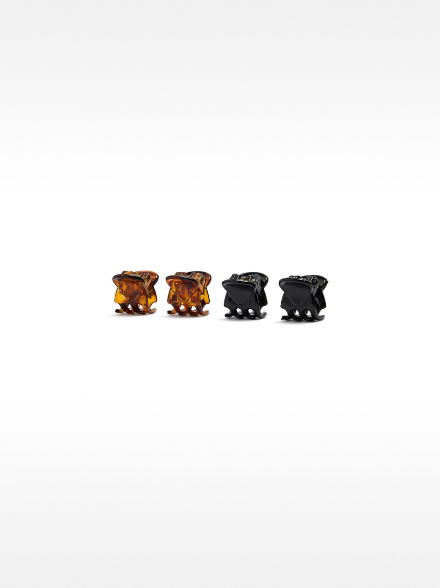 Conjunto De Pinzas De Pelo - multicolor 