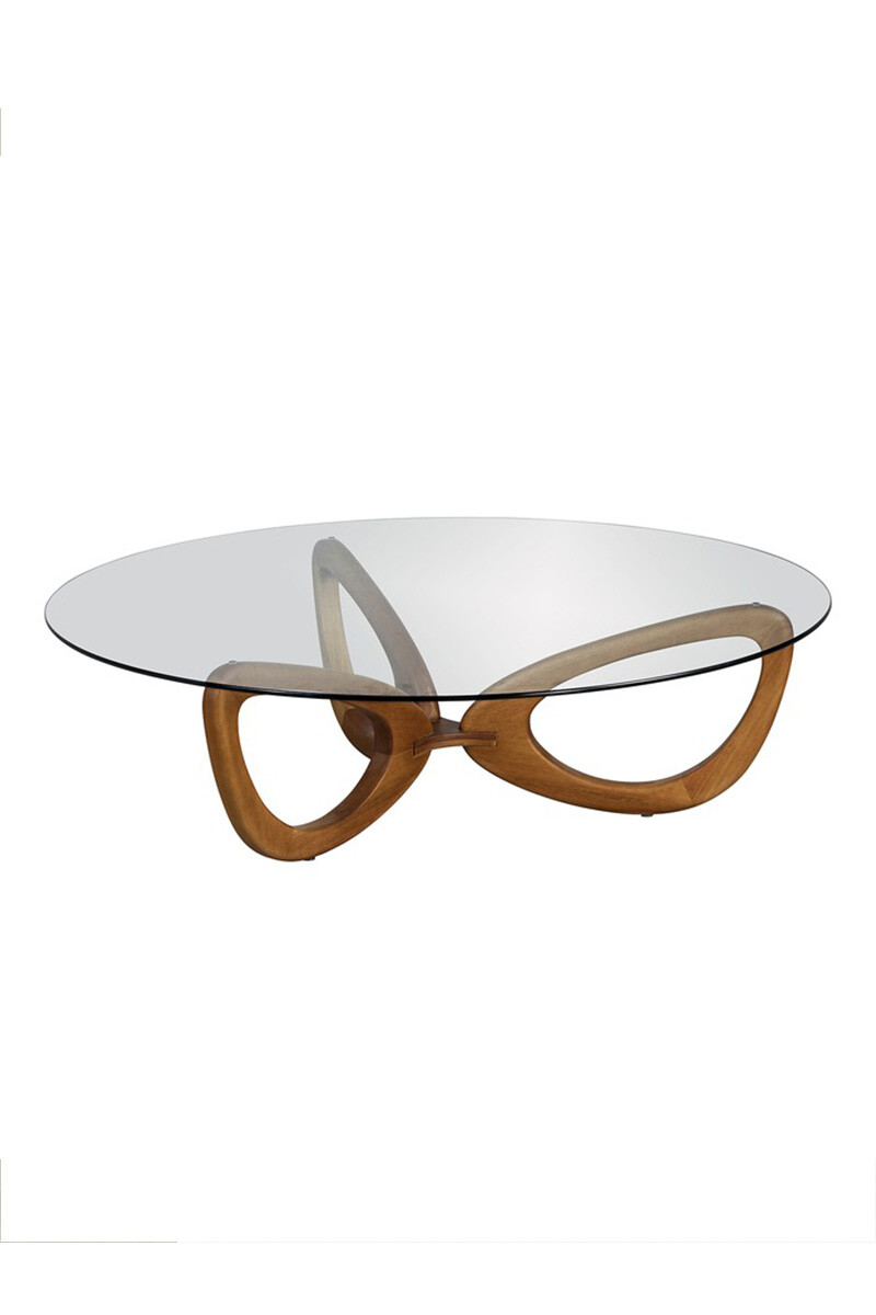 Mooi - MESA DE LIVING MOOI NATURAL 100x100X35H CM 