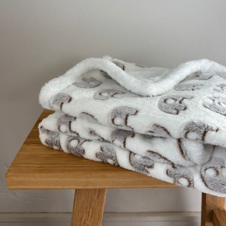 Manta Plush y Corderito Beige