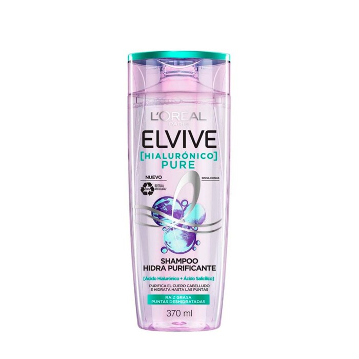 ELVIVE PURE SHAMPOO HIDRA HIALURONI 370 única