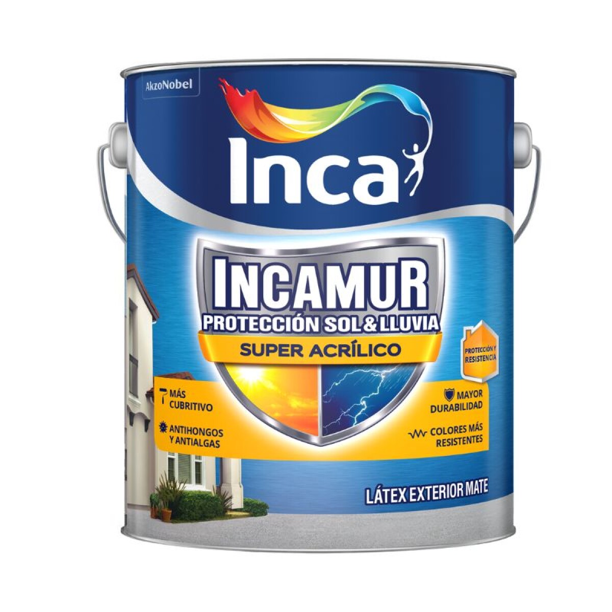 INCAMUR SUPER ACRILICO 1 LT - BLANCO 