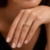 Anillo Takina de Oro Amarillo 18k con Brillantes Anillo Takina de Oro Amarillo 18k con Brillantes