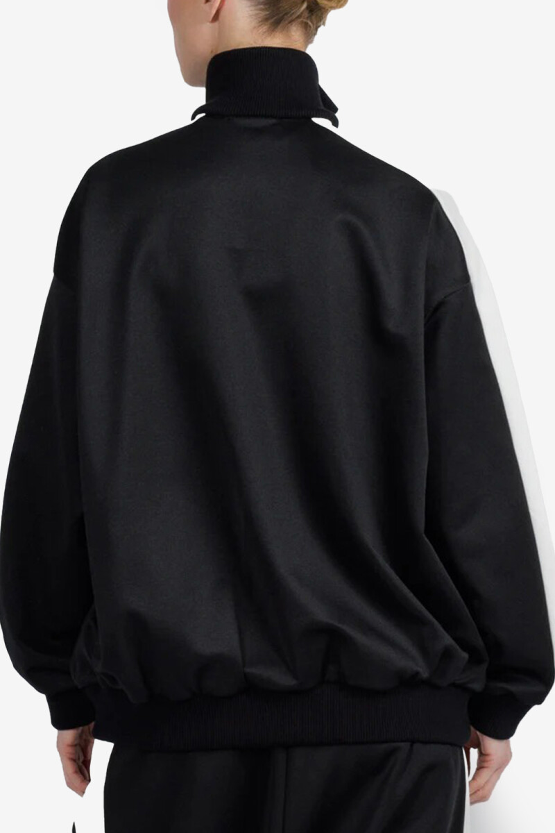 CHAQUETA OVERSIZED TRACK Negro