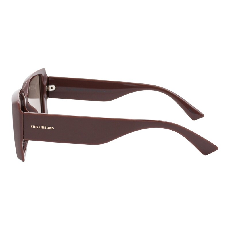 Lentes de Sol Chilli Beans Cabos Marrón Oscuro