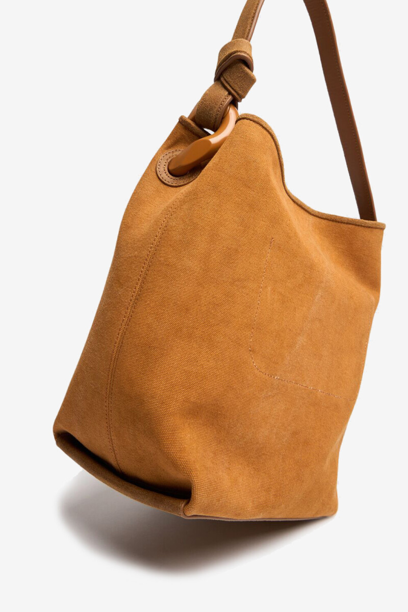 BOLSO THE JWA CORNER BUCKET Camel