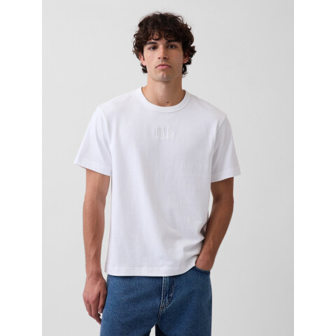 SS HVY CORP LOGO OPTIC WHITE V6