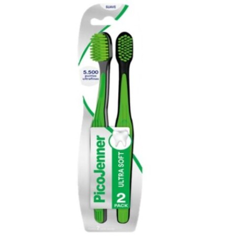 Pack x2 Cepillo dental Pico Jenner Ultra Soft Nuevo!
