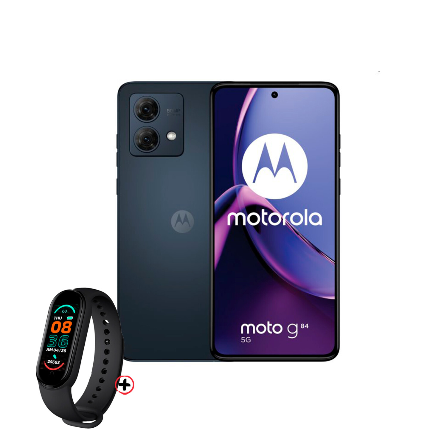 Celular Motorola Moto G84 5g Pantalla Fullhd + Smartwatch — Black Dog