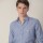 Camisa short collar lino Dark sky