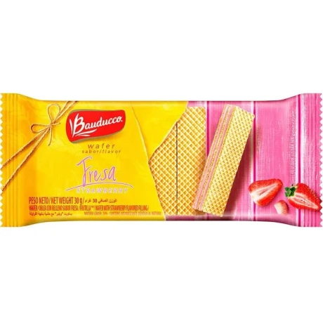 WAFFLE MINI BAUDUCCO 30G FRESA WAFFLE MINI BAUDUCCO 30G FRESA