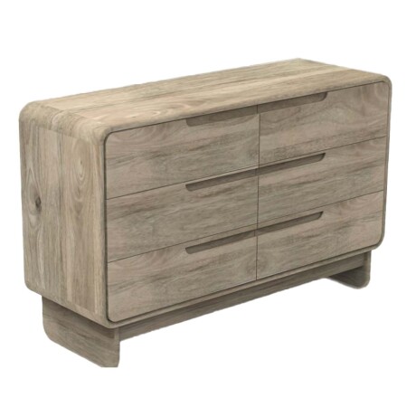 CÓMODA 120CM MADERA NATURAL-BEIGE ALEXA