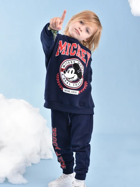 CONJUNTO MICKEY CHAMP AZUL OSCURO