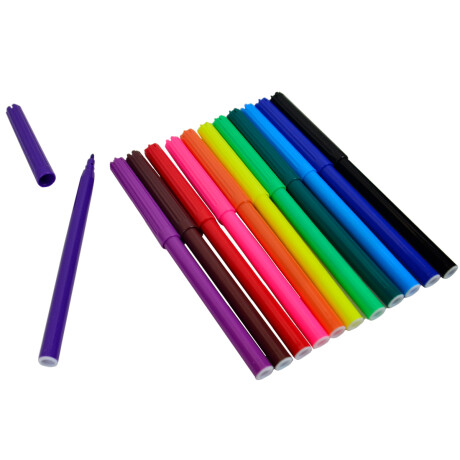 Marcadores fino Teoría+ x12 Colores COLORES