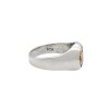 Anillo Profesión Escribano-Plata y Oro-Sin Piedra-AP5006 Sinpiedra
