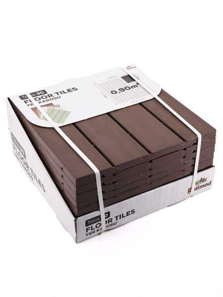 PISO PLASTICO TALOS MARRON