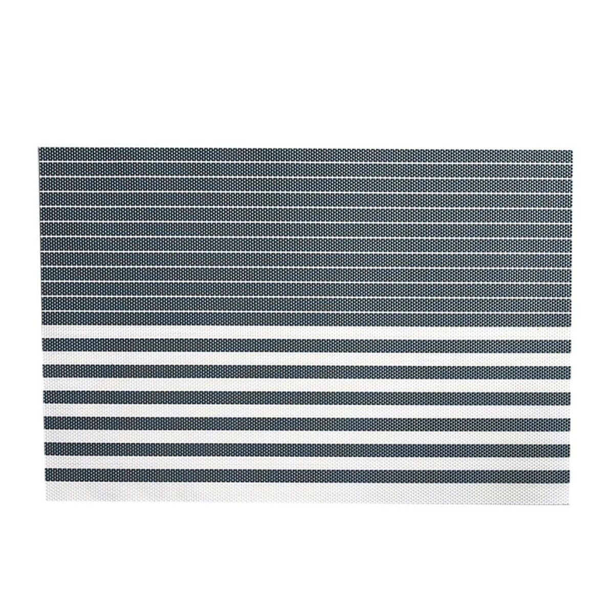 INDIVIDUAL PVC RAYAS 45x30CM VERDE/BLANCO 