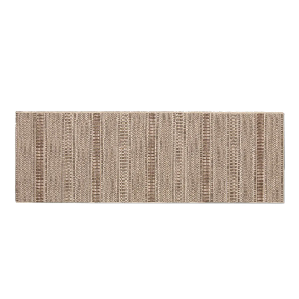 Alfombra de Interior Eco-Nature – Moldura | 0,57x1,80 Riscas Beige