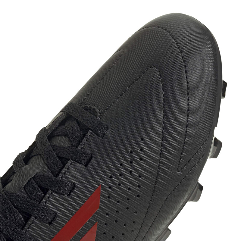 Championes de Fútbol 11 Infantiles Adidas Negro - Rojo