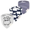 Set baberos bandana x3 osos azul marino