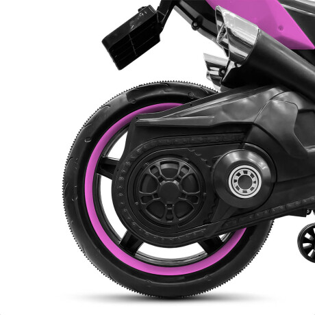 Moto A Batería Ninja Con Ruedas Luces Música Y USB Rosado