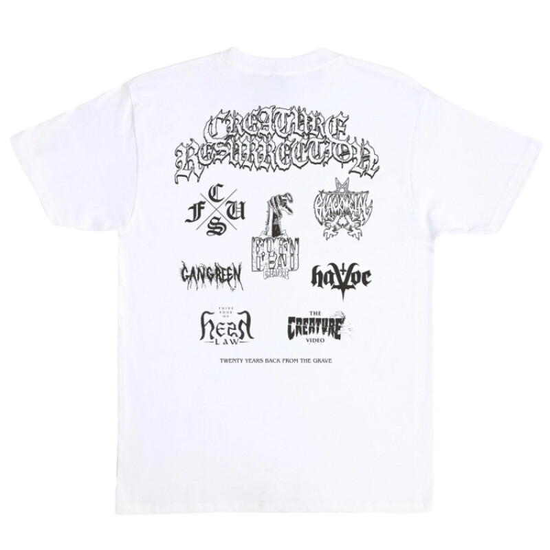Remera Creature Resurrection - Blanco Remera Creature Resurrection - Blanco