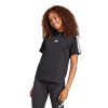 ADIDAS REMERA MUJER W 3S SJ T B Negro-Blanco