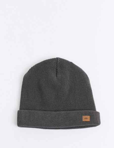 700515 GORRO TEJIDO HARRY Gris Oscuro