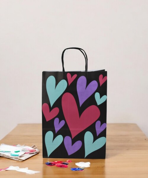 Bolsa fantasia luna 22x10x30 cm. AMOR COLOR