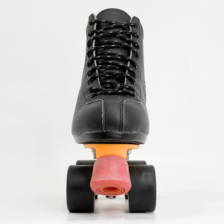 OUTLET - Patín Artístico Bota Negra Ruedas Silicona Freno Goma OUTLET - Patín Artístico Bota Negra Ruedas Silicona Freno Goma