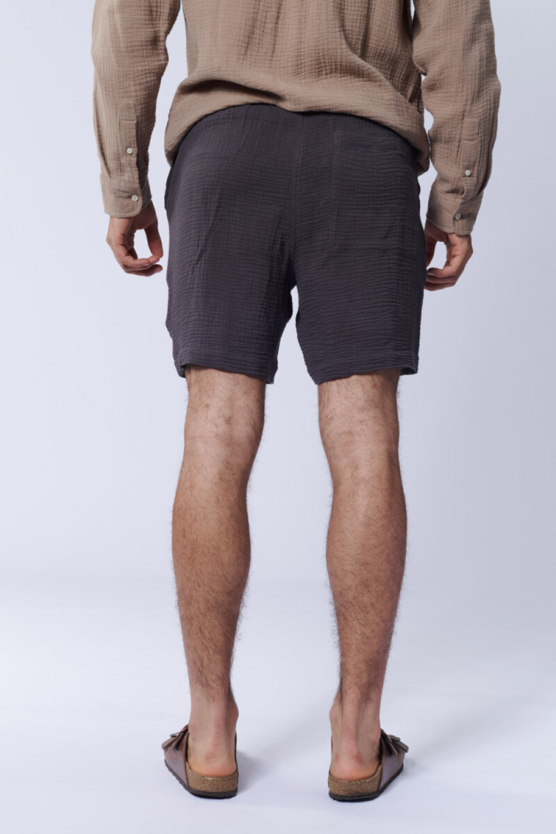 Short muselina Gris Oscuro