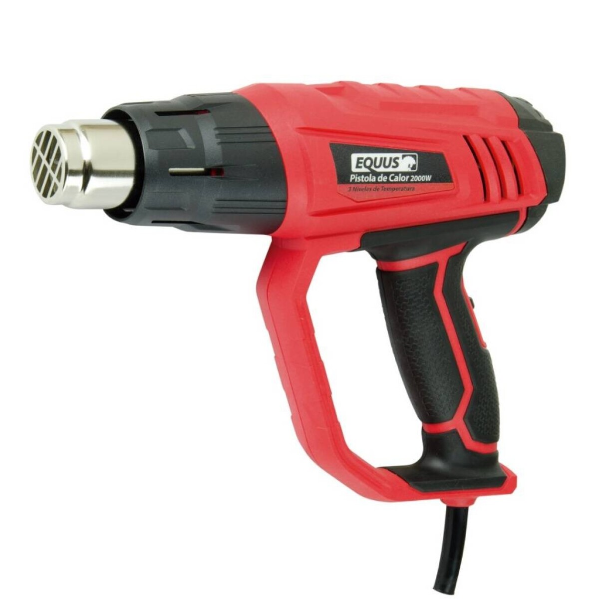 Pistola de Calor Equus Profesional 2000W 3 Niveles - ROJO 