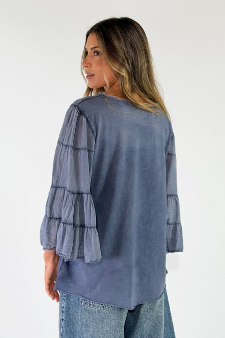BLUSA CONDOTTI Azul