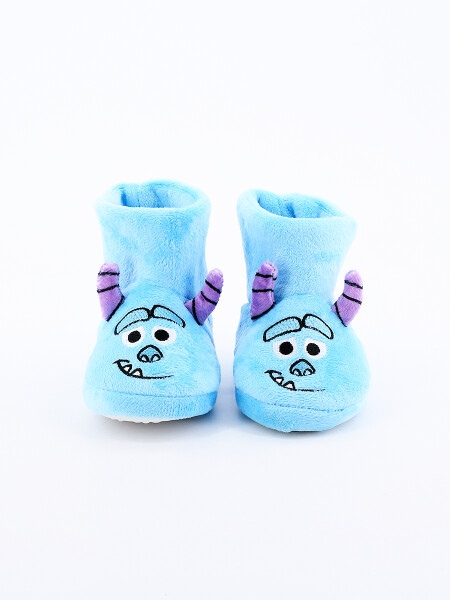 PANTUFLAS SULLEY FACE TURQUESA