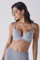 Soutien con Aro y Push Uo 51805 Gris