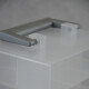 Caja organizadora con divisiones y asa TRANSPARENTE
