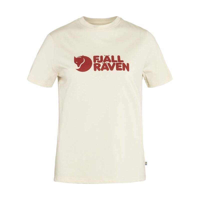 Polo Fjallraven Logo Tee Mujer Chalk White