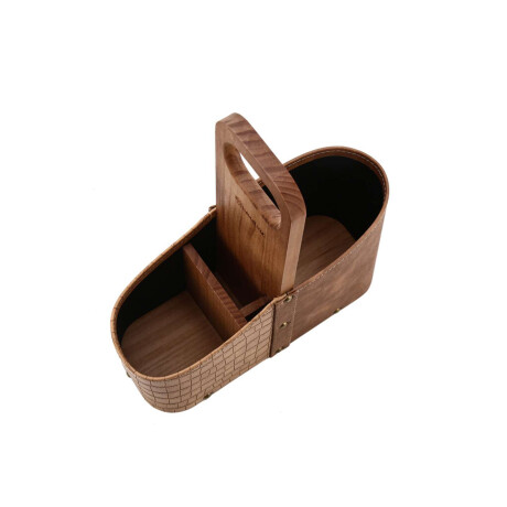 Matera Madera Combinada Croco Marrón
