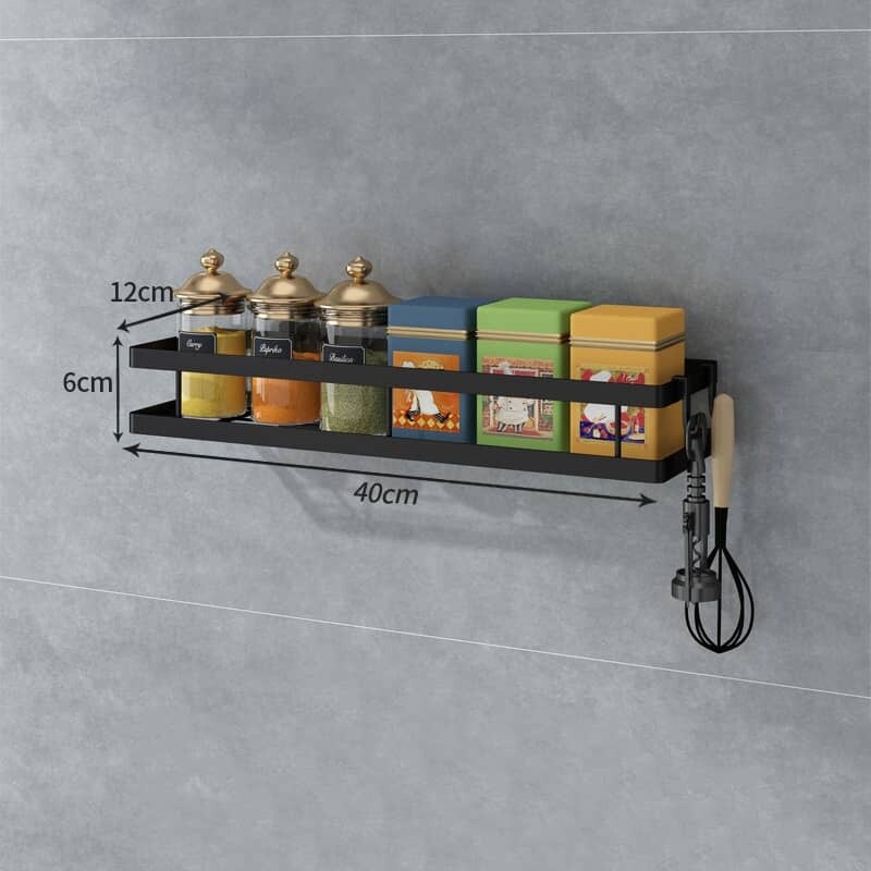 Estante de acero para cocina y baño 40cm Estante de acero para cocina y baño 40cm