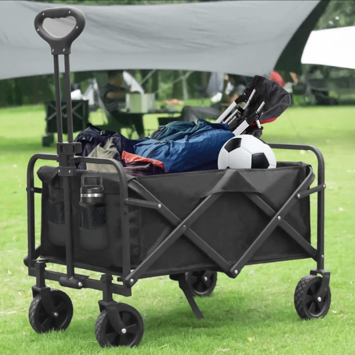 Carro Plegable Multiuso Xg 250143 83X50X76Cm Ub - NEGRO 