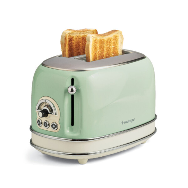 Tostadora Ariete Vintage Retro 2 Panes VERDE