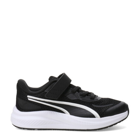 Championes de Niños Puma Skyrocket 2 Ac+ Ps Negro - Blanco